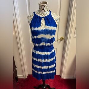 INC International Concepts Blue and White Sundress